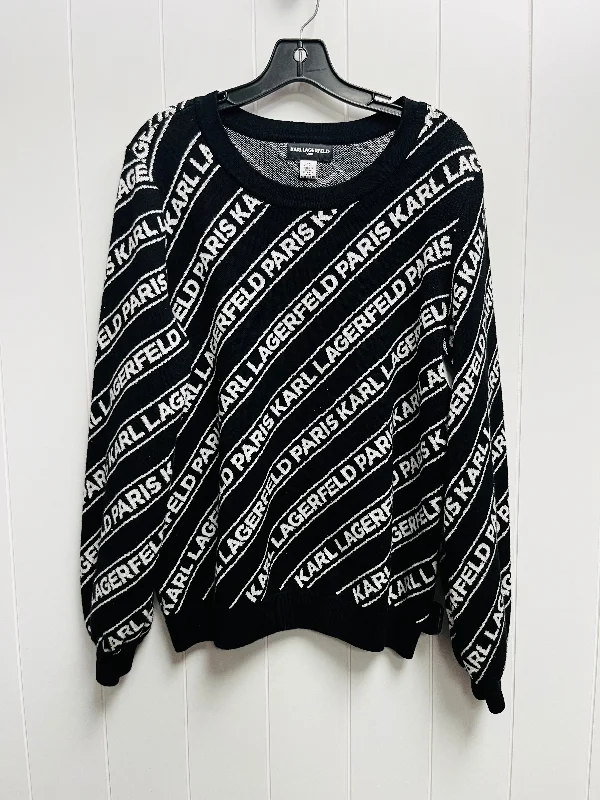 Black Sweater Karl Lagerfeld, Size S