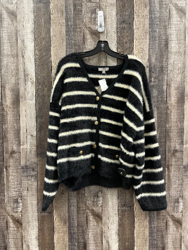 Black & White Sweater cardigan J. Crew, Size Xl