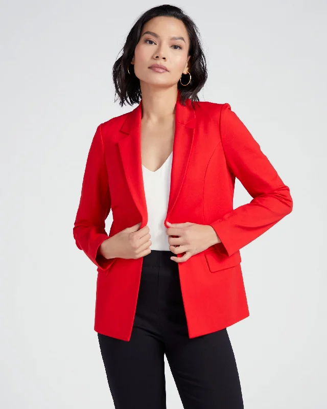 Tailored Open Front Blazer