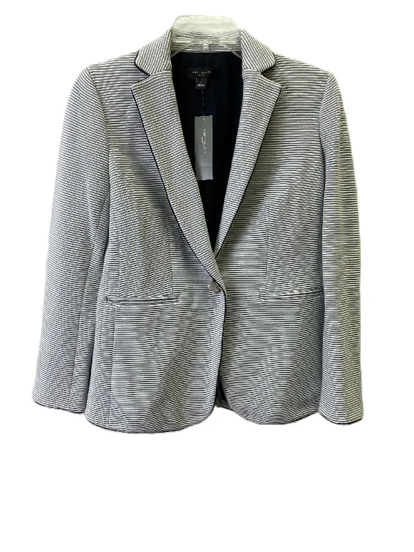 Blazer By Ann Taylor In Grey, Size: Petite   Xs