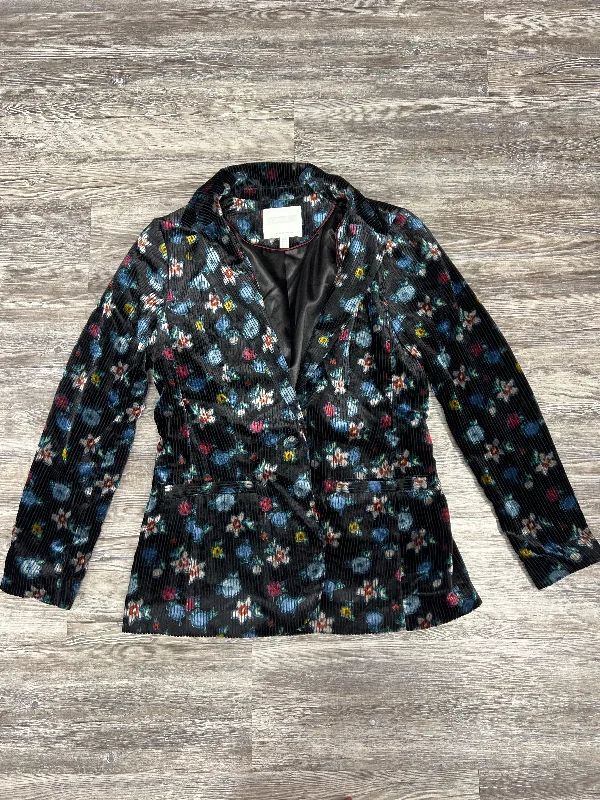 Blazer By Anthropologie In Floral Print, Size: L