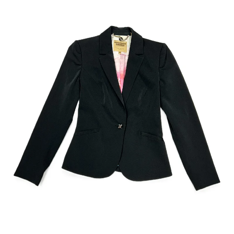 Blazer By Ted Baker In Black, Size: Xs