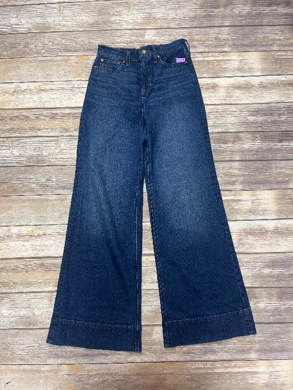 Blue Denim Jeans Wide Leg J. Crew, Size 2