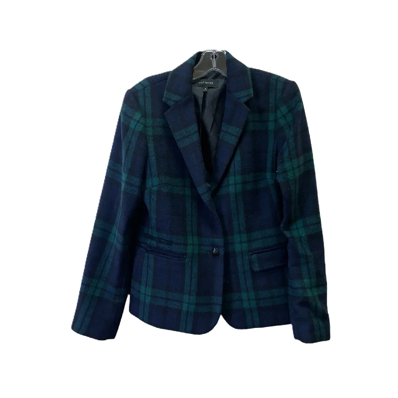 Blue & Green Blazer By Talbots, Size: M