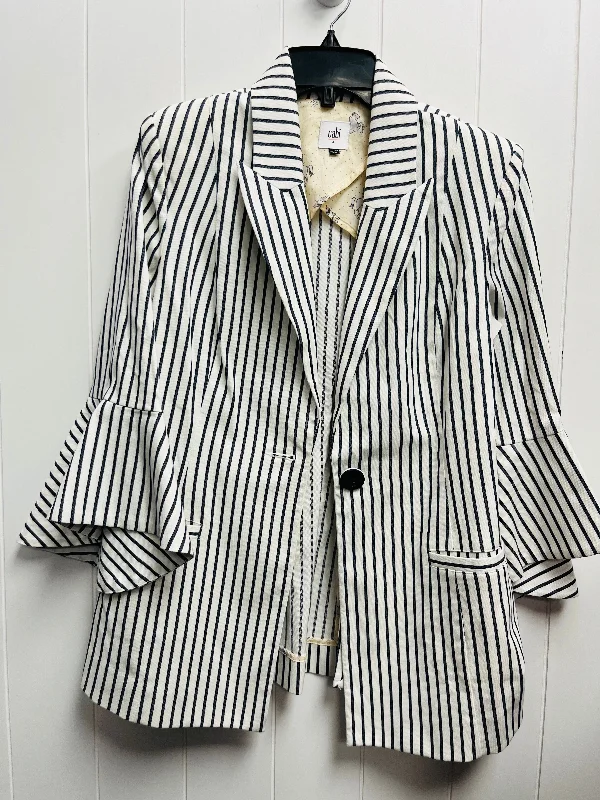 Blue & White Blazer Cabi, Size 4