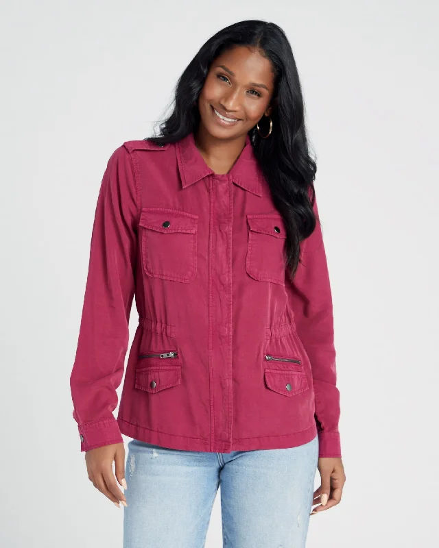 Brinley Waist-Tie Utility Jacket