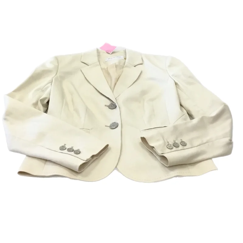 Cream Blazer Calvin Klein, Size 2