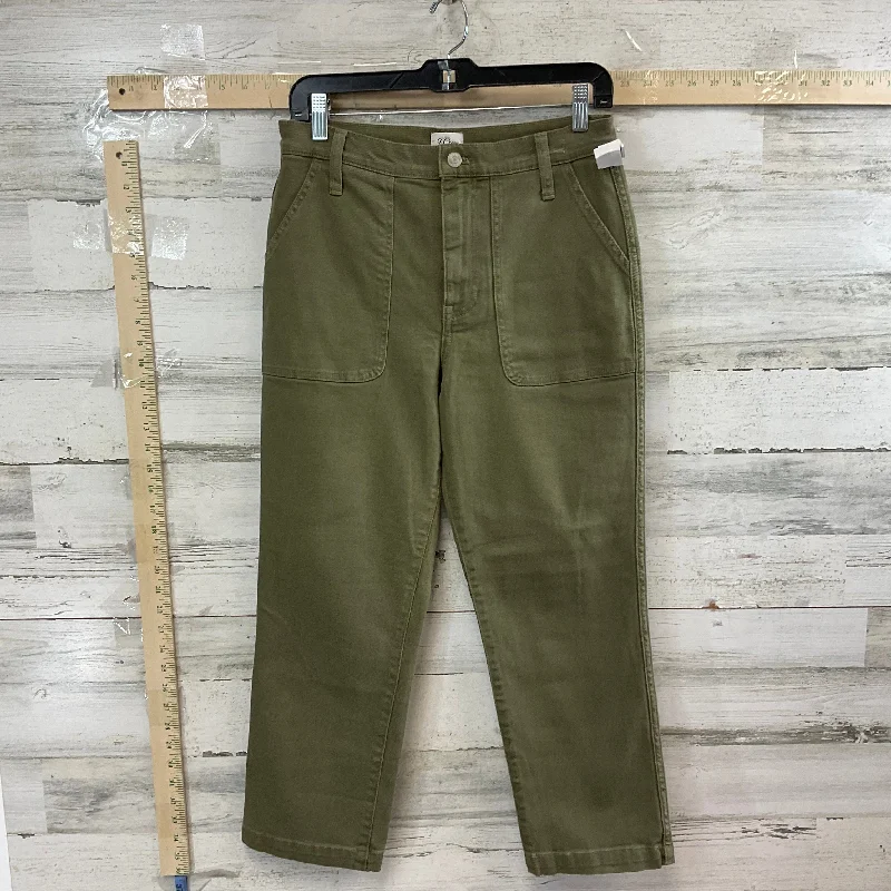 Green Denim Pants Cargo & Utility J. Crew, Size 4