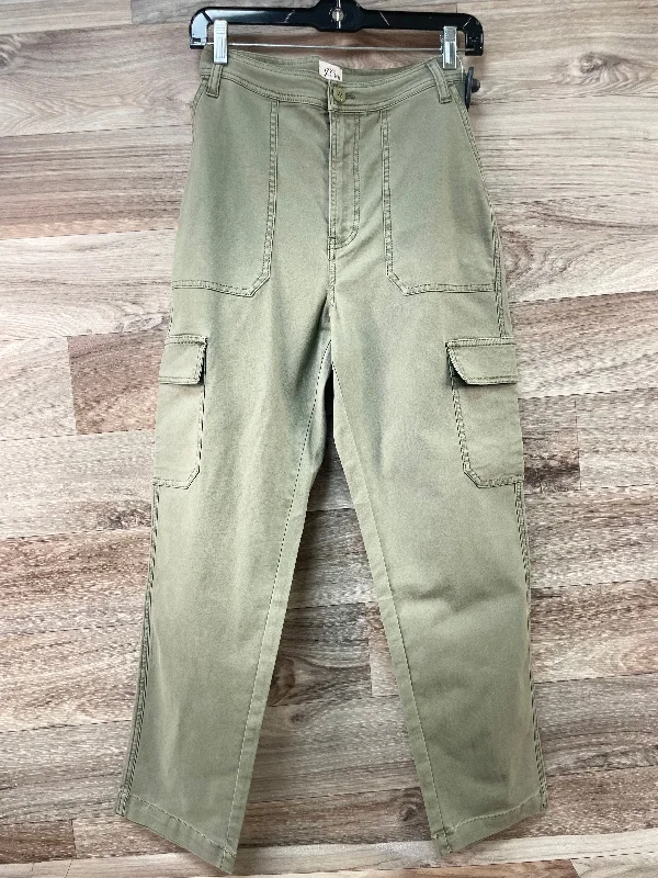 Green Pants Cargo & Utility J. Crew, Size 6