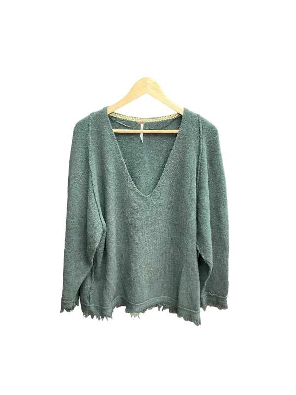 Green Sweater Free People, Size S