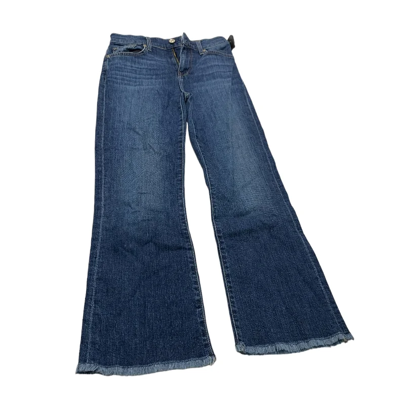 Jeans Designer By 7 For All Mankind In Blue Denim, Size: 0