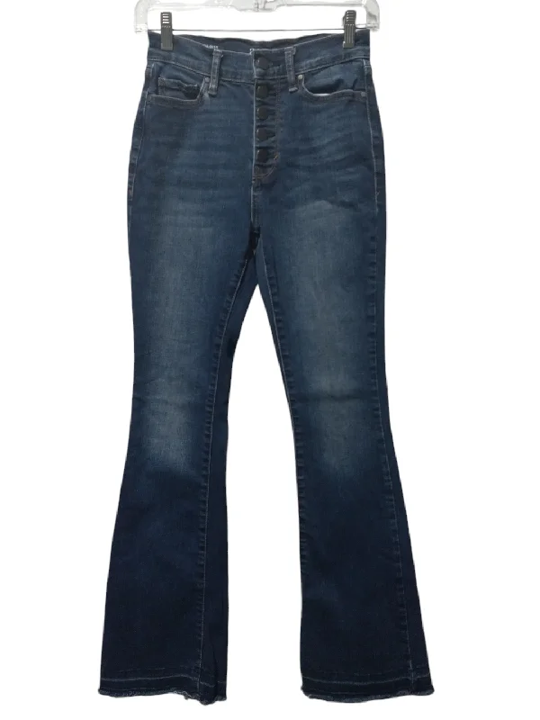 Jeans Flared By Ana In Blue Denim, Size: 2