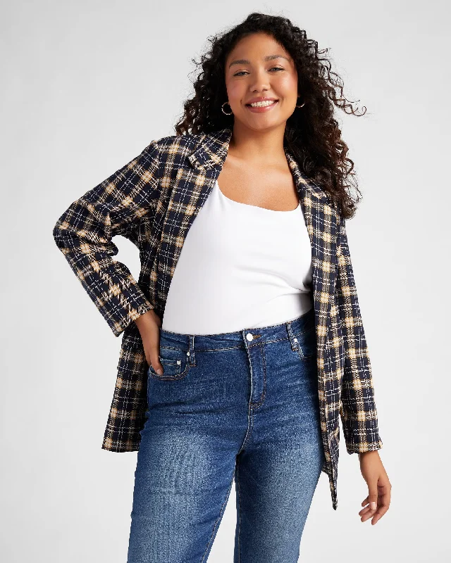 Plus Size Boyfriend Blazer