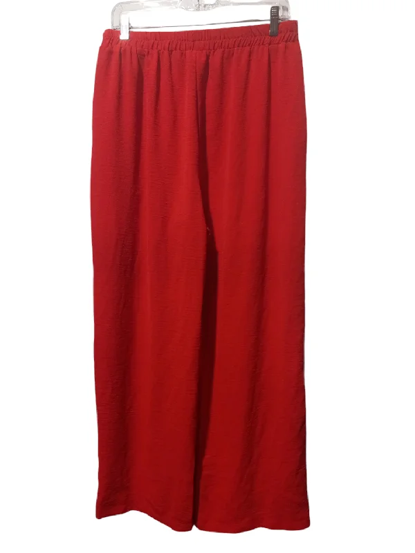 Pants Set 2pc By Clothes Mentor In Red, Size: L