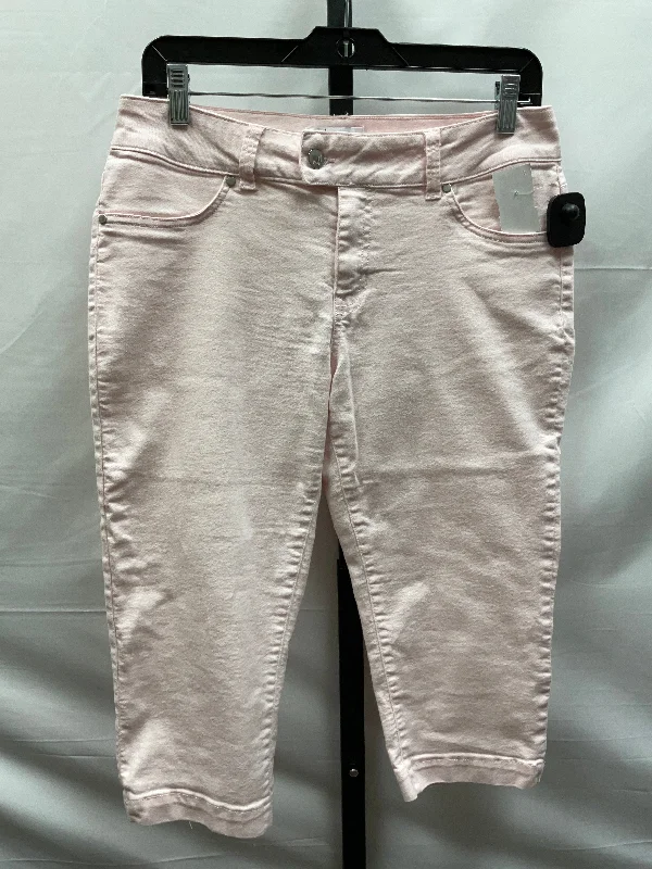 Pink Capris D Jeans, Size 8