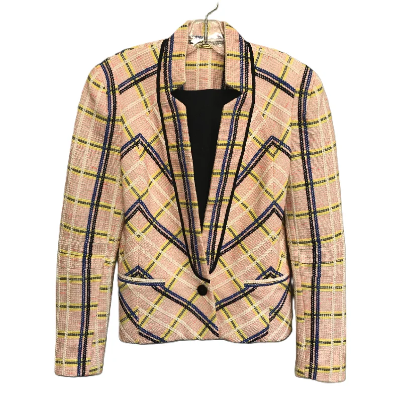 Plaid Pattern Blazer By Rebecca Minkoff, Size: S