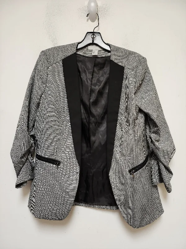 Plaid Pattern Blazer H&m, Size M