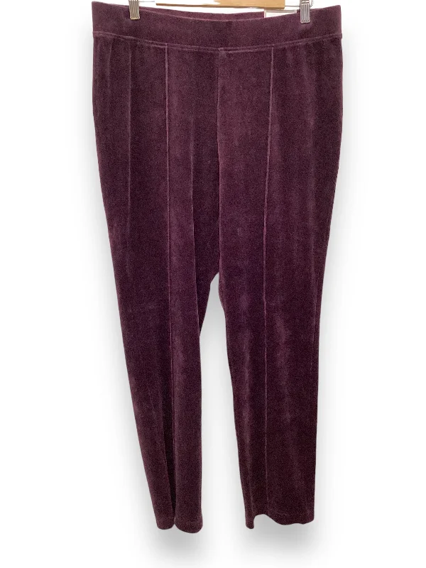 Purple Pants Other Zenergy By Chicos, Size 12