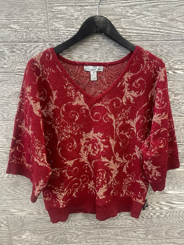 Red Sweater By Design, Size Xl