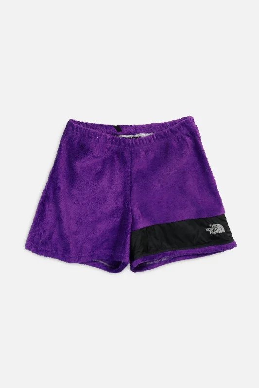 Rework North Face Fuzzy Shorts - XS