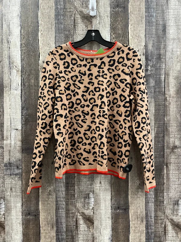 Sweater By Tahari By Arthur Levine In Animal Print, Size: M