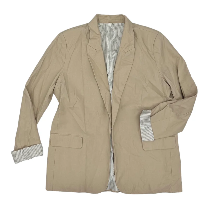 TAN BLAZER by GLAM Size:L