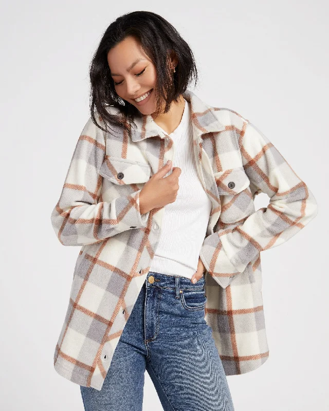 Grey Copper Plaid / L