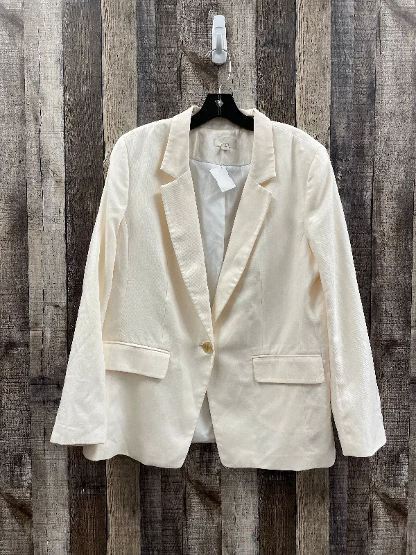 White Blazer Loft, Size L