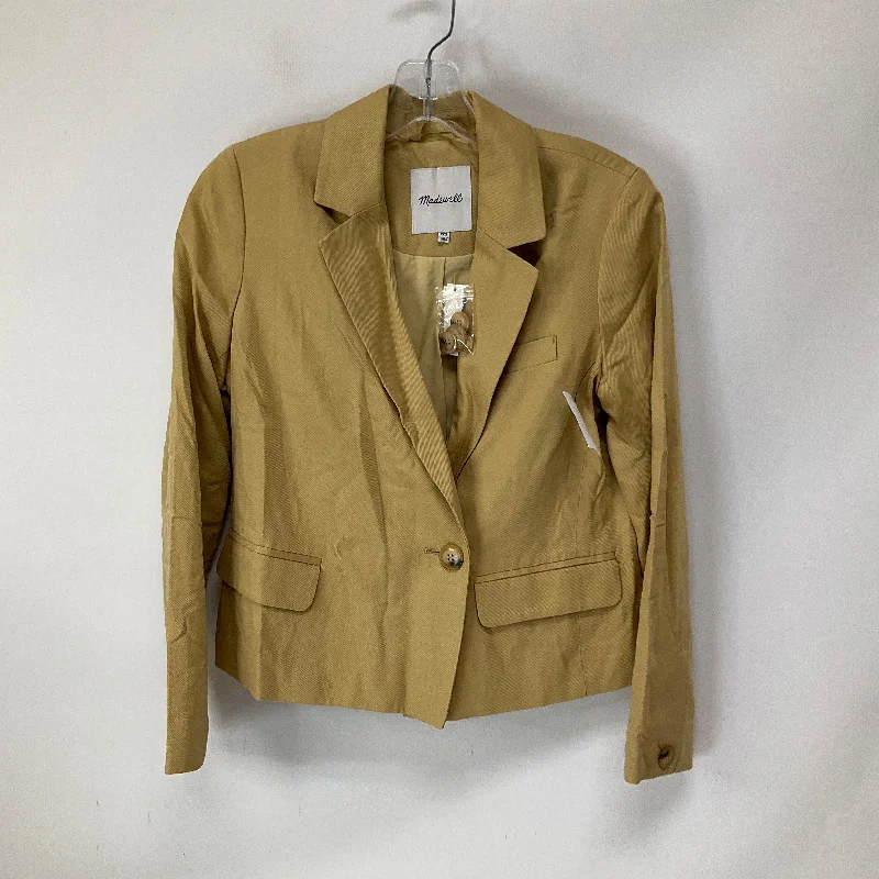 Yellow Blazer Madewell, Size Xxs